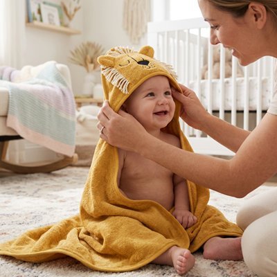 Cape de bain bébé | Ultra - douce et absorbante - kidzbutterfly.com