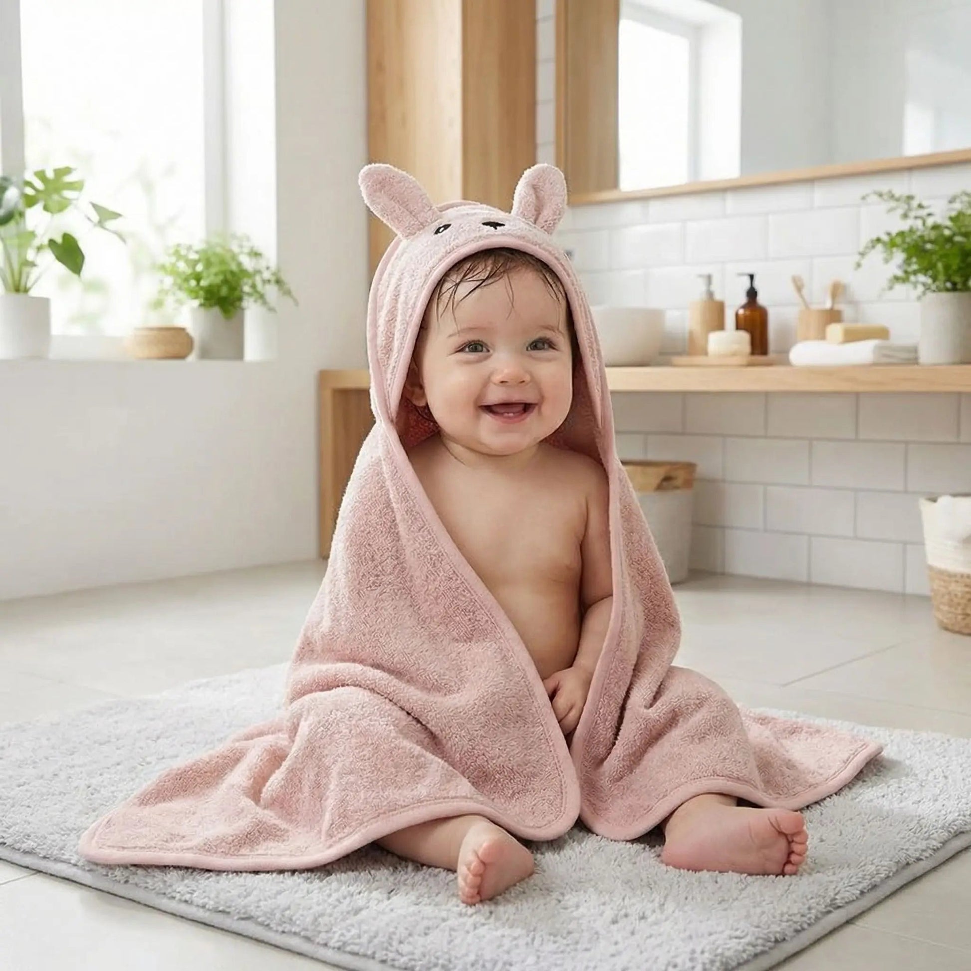 Cape de bain bébé | Ultra - douce et absorbante - kidzbutterfly.com