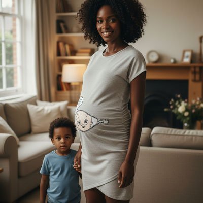 Robe Grossesse MamaLuxe™ | Élégante et Confortable - kidzbutterfly.com