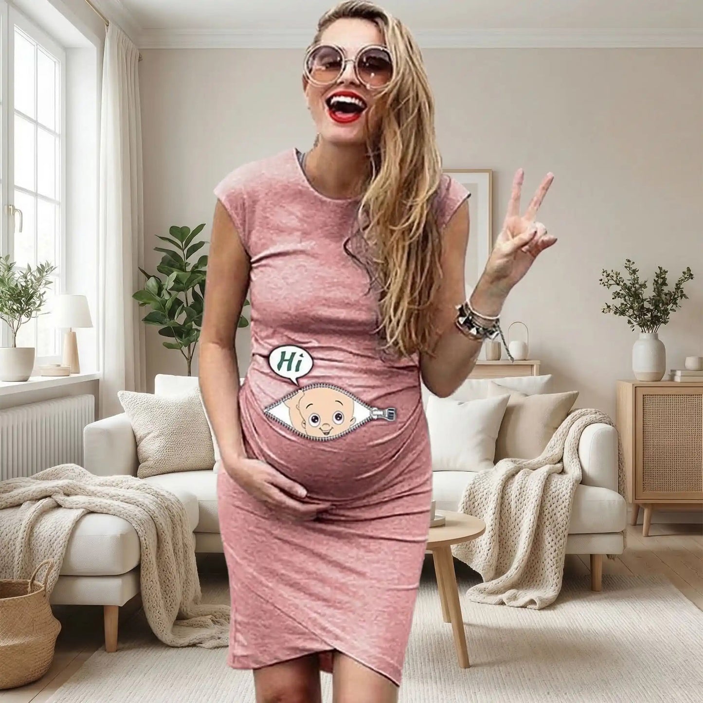 Robe Grossesse MamaLuxe™ | Élégante et Confortable - kidzbutterfly.com