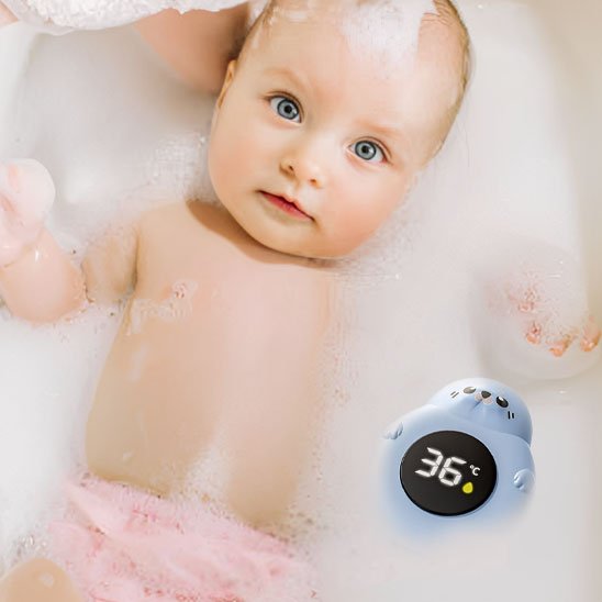 Thermomètre bain bébé design ludique 